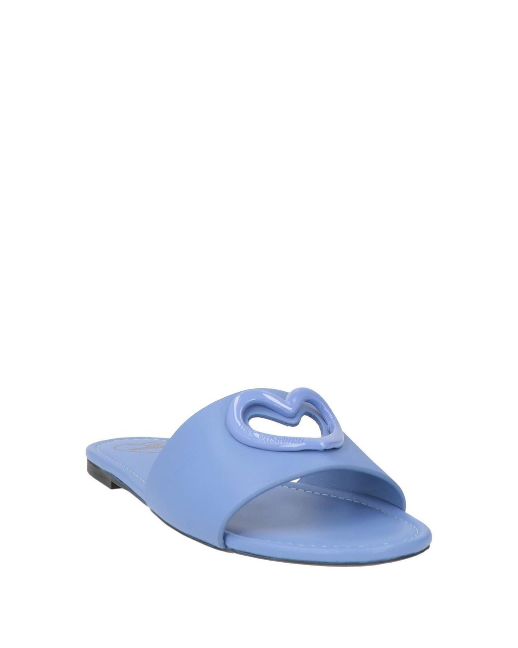 Love Moschino Blue Sandals Leather