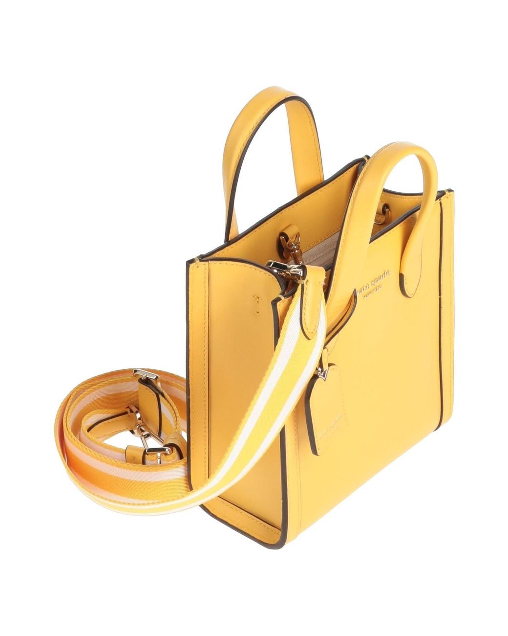 Kate Spade Grab Small Bucket Bag Yellow Leather PXR00420 NWT $298 Shoulder  FS | eBay