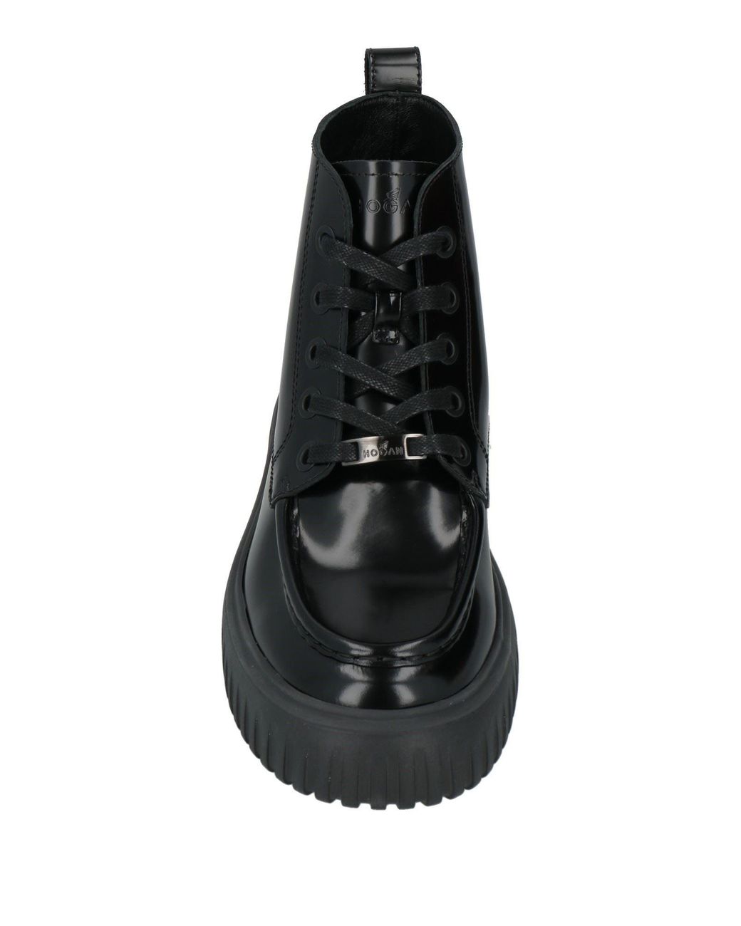 Hogan Black Ankle Boots Leather for men