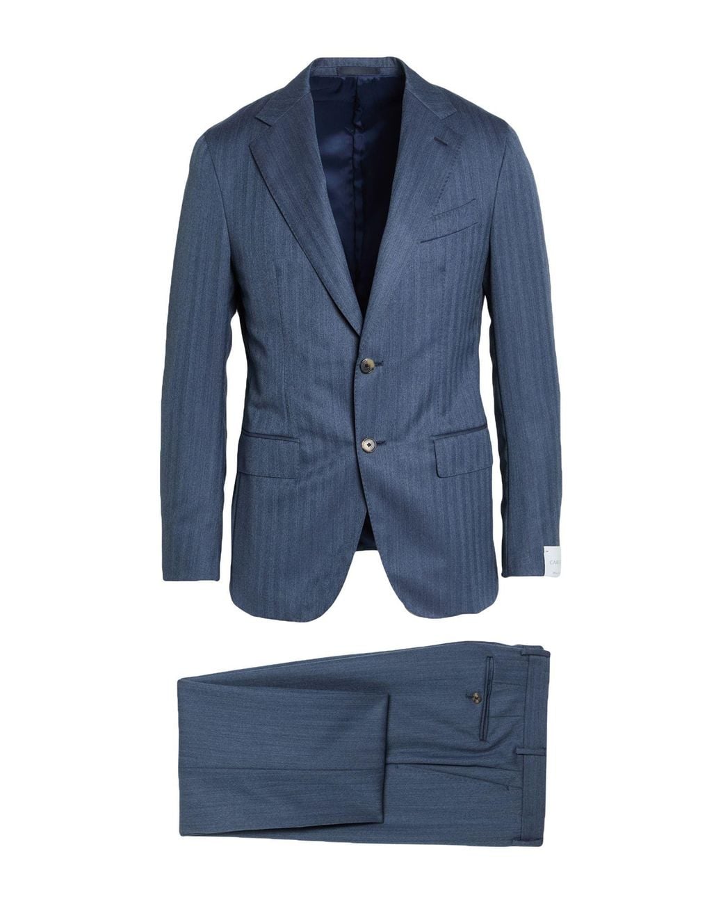 Caruso Blue Suit Wool for men