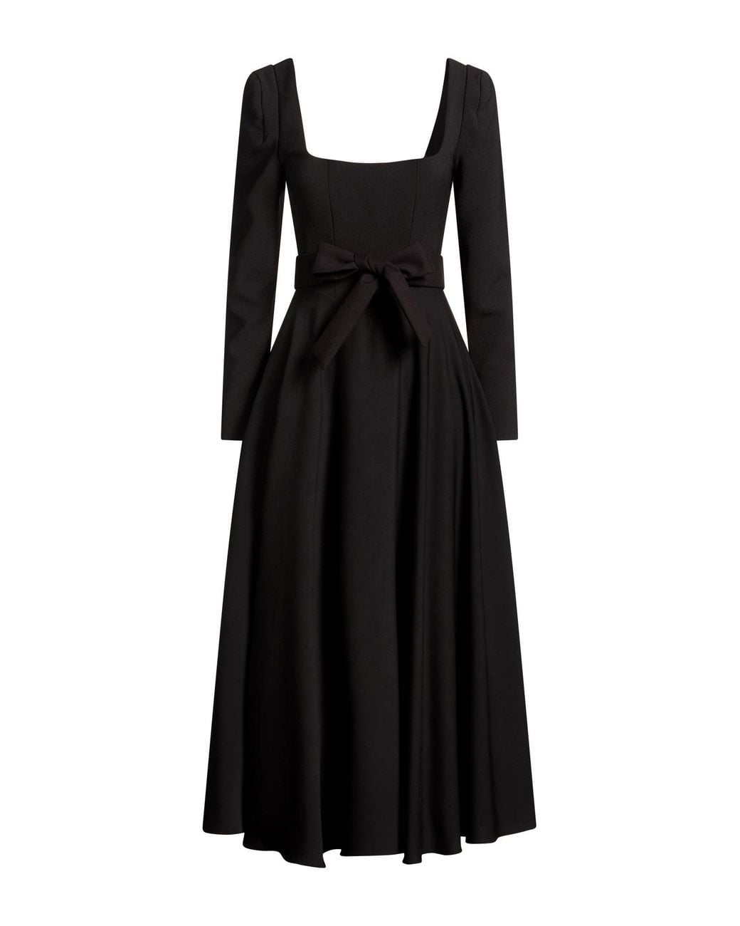 Odd Muse Black Midi Dress