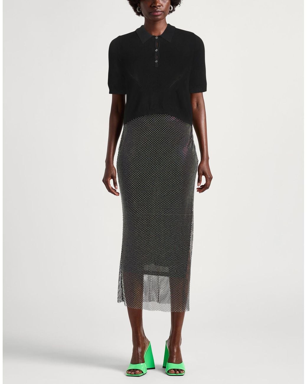 Pullover Hache de color Black