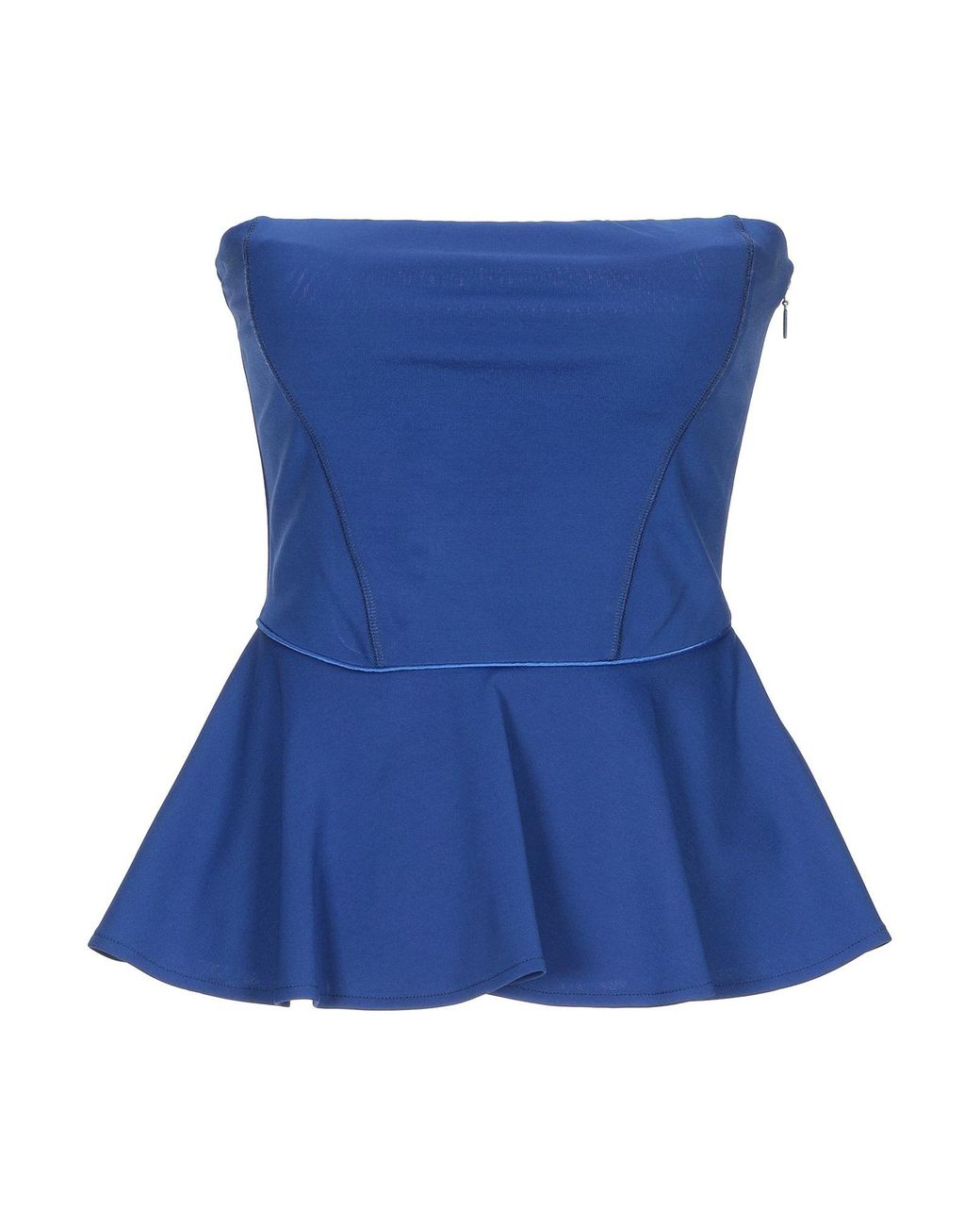 Pinko Blue Top Viscose, Polyamide, Elastane