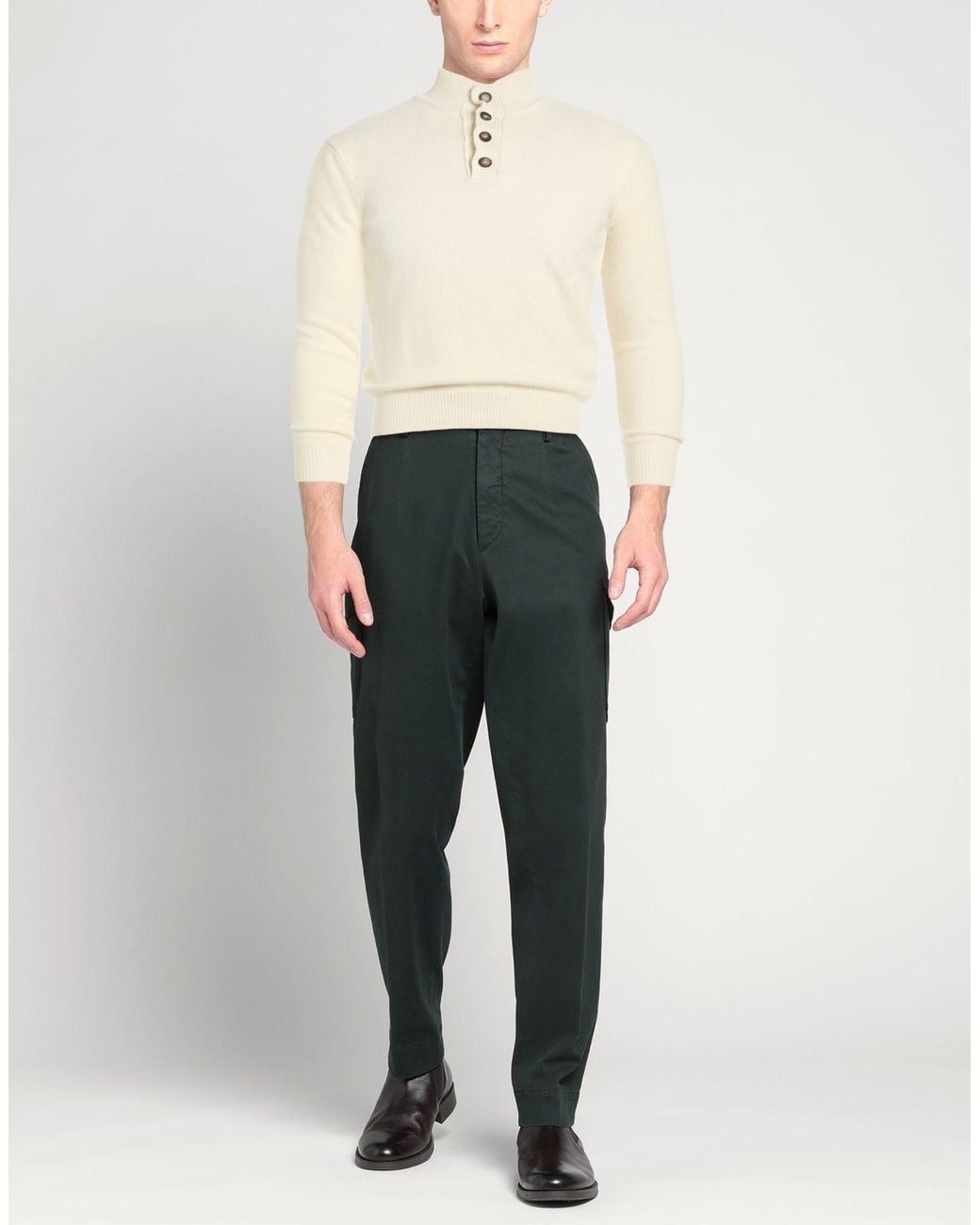 MILLENOVECENTOCINQUANTA7 White Ivory Sweater Merino Wool for men