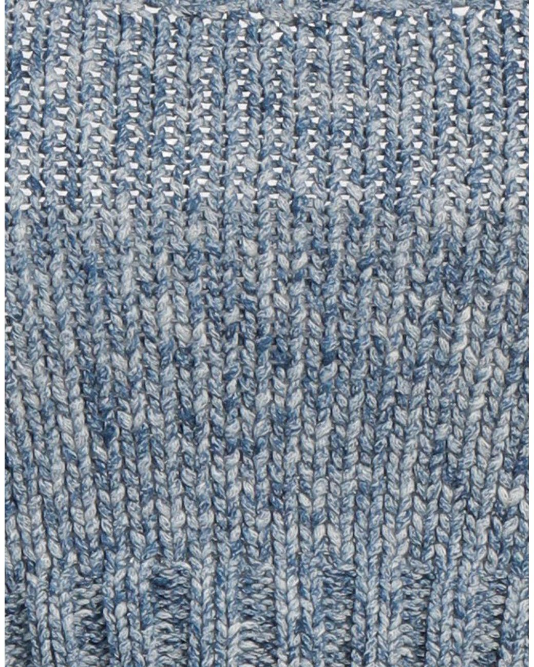 ERMANNO FIRENZE Blue Light Top Cotton