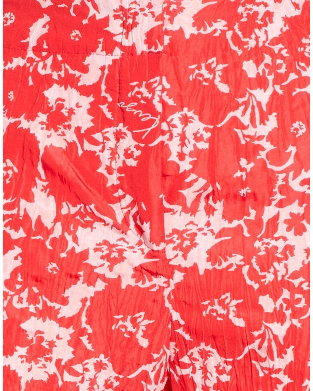 KENZO Red Pants Polyester