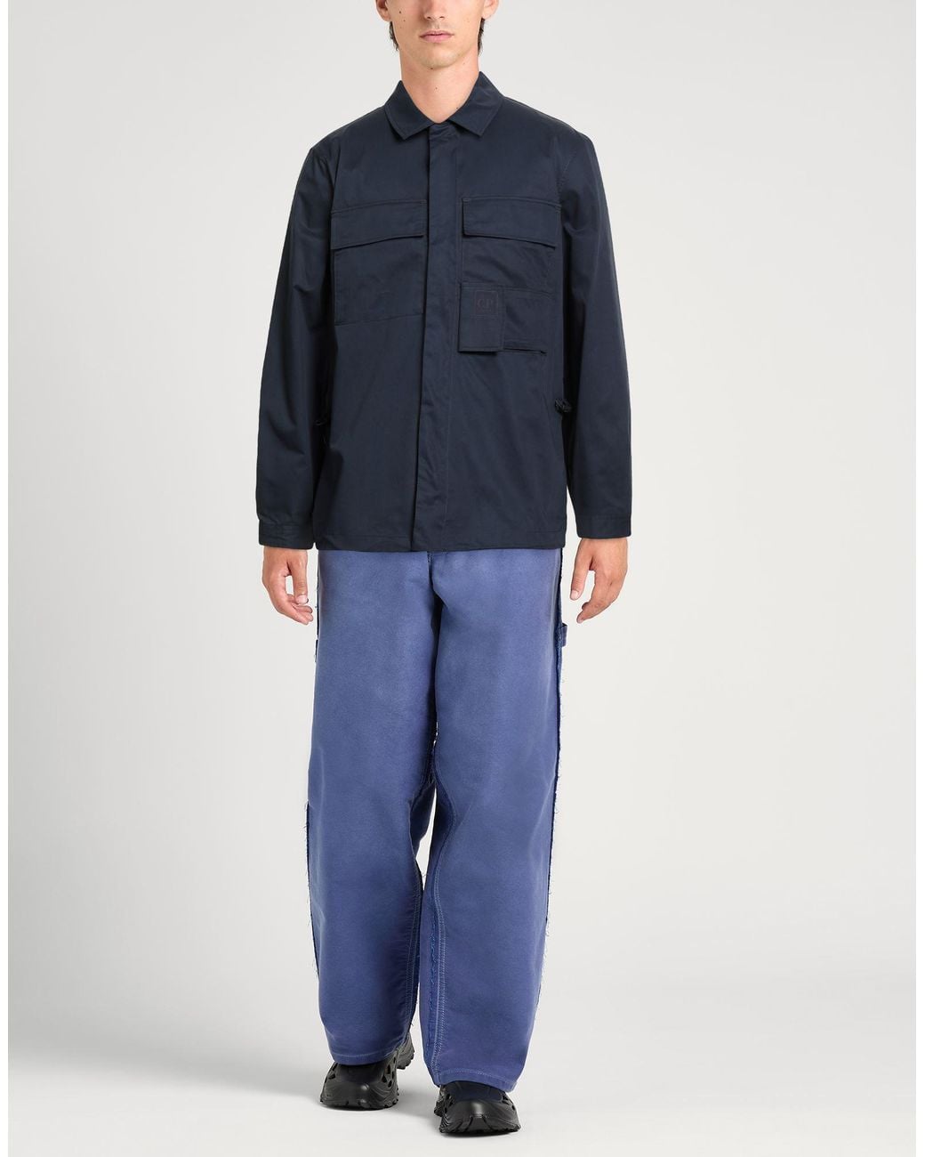 C P Company Blue Jacket Cotton for men