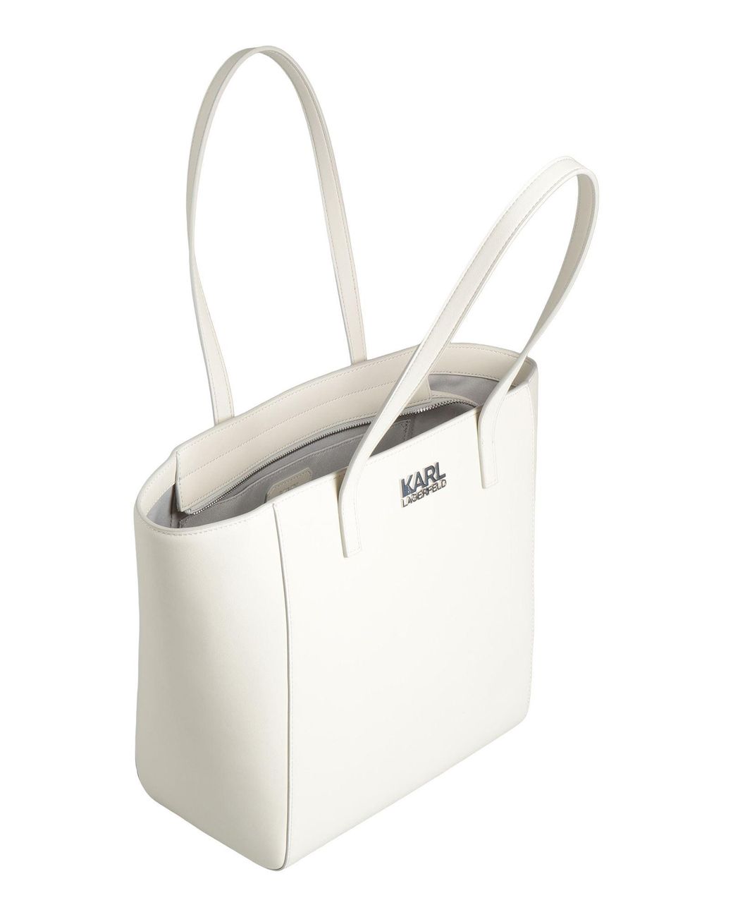 Karl Lagerfeld White Handbags