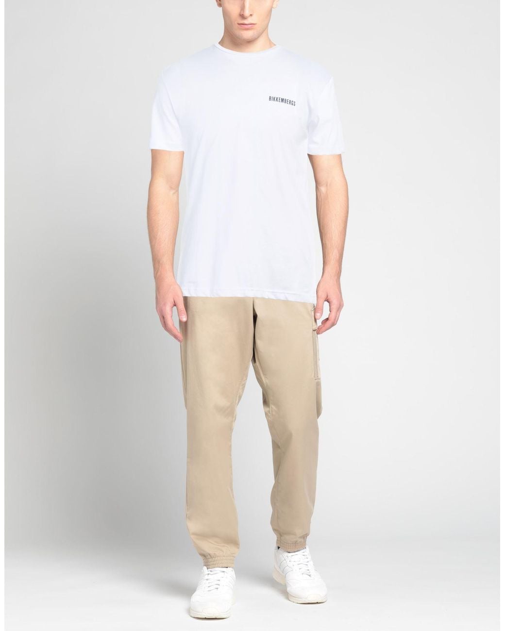 Bikkembergs White T-Shirt Cotton for men