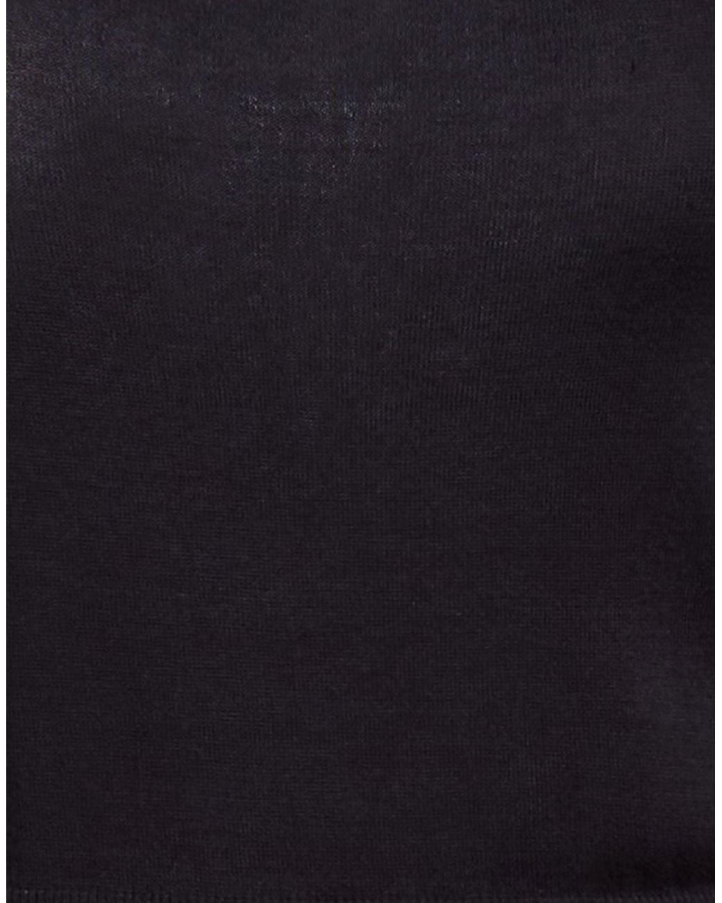 Eleventy Black Top Silk, Viscose