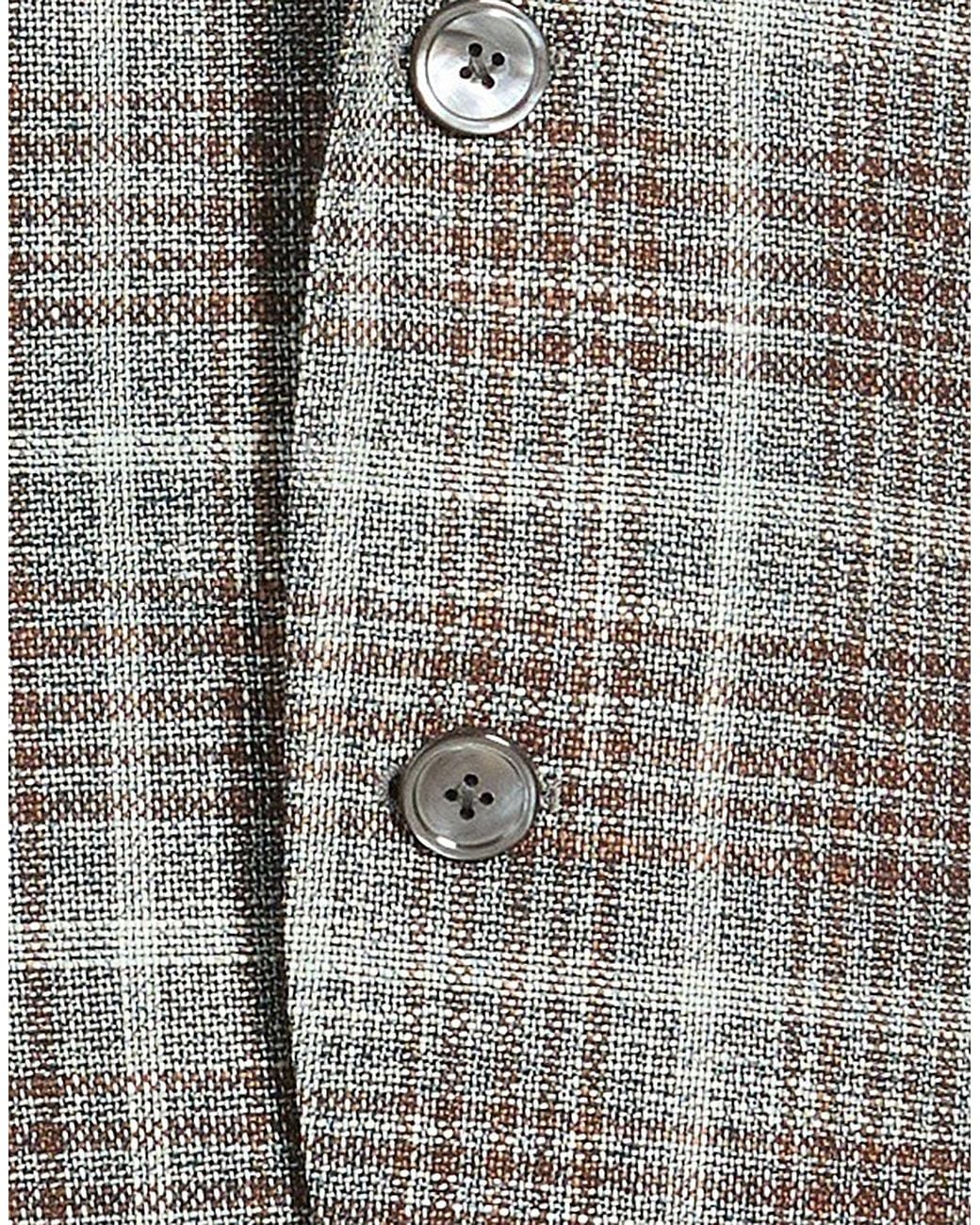 Luigi Bianchi Gray Blazer Wool, Silk for men
