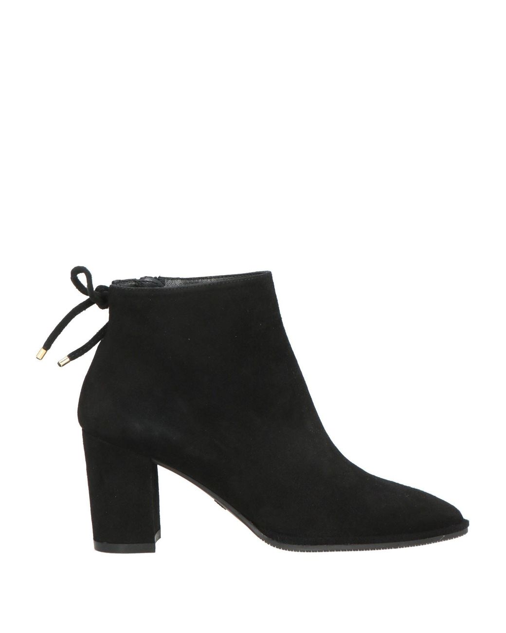 Stuart Weitzman Black Ankle Boots Leather