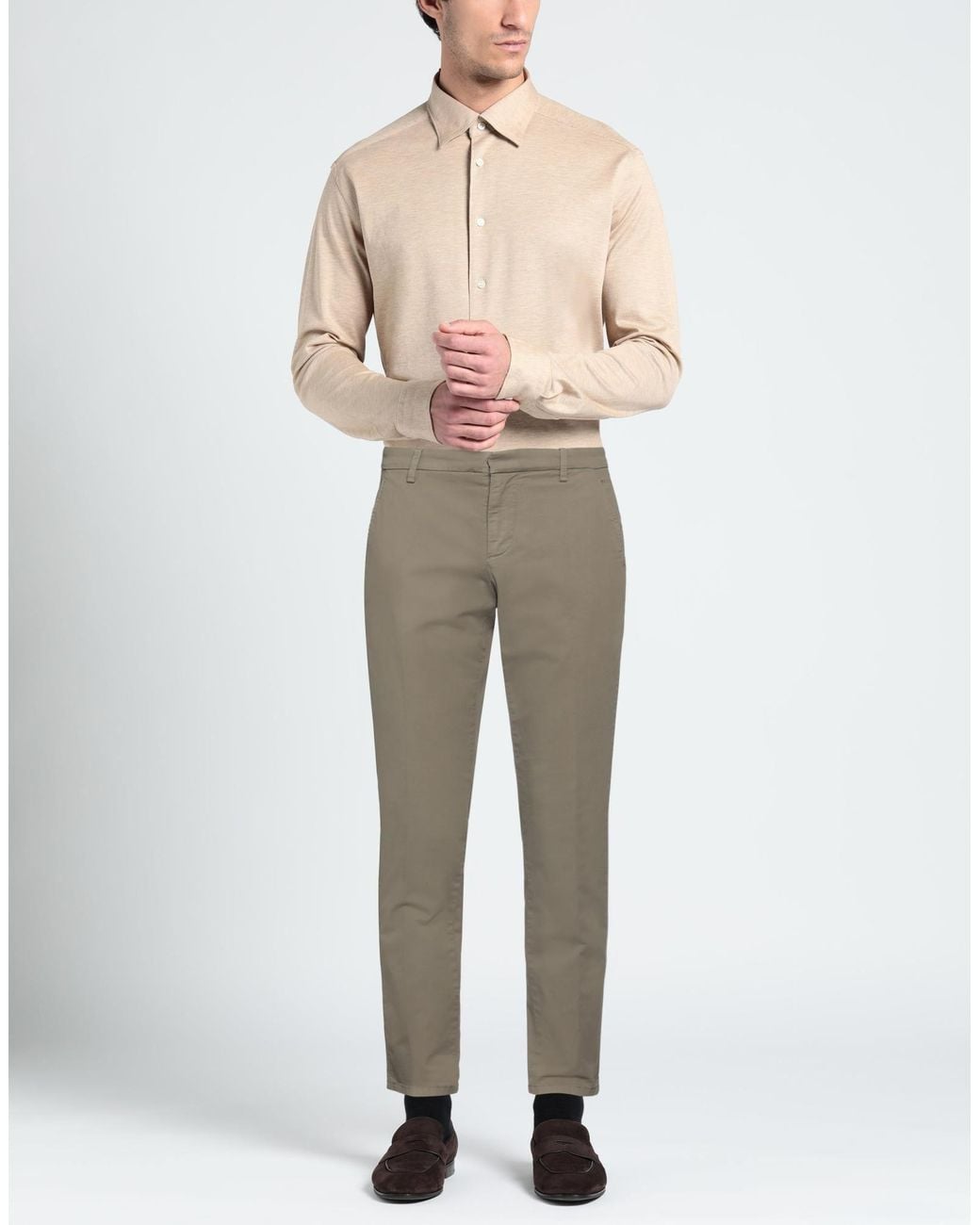 Dondup Gray Trouser for men