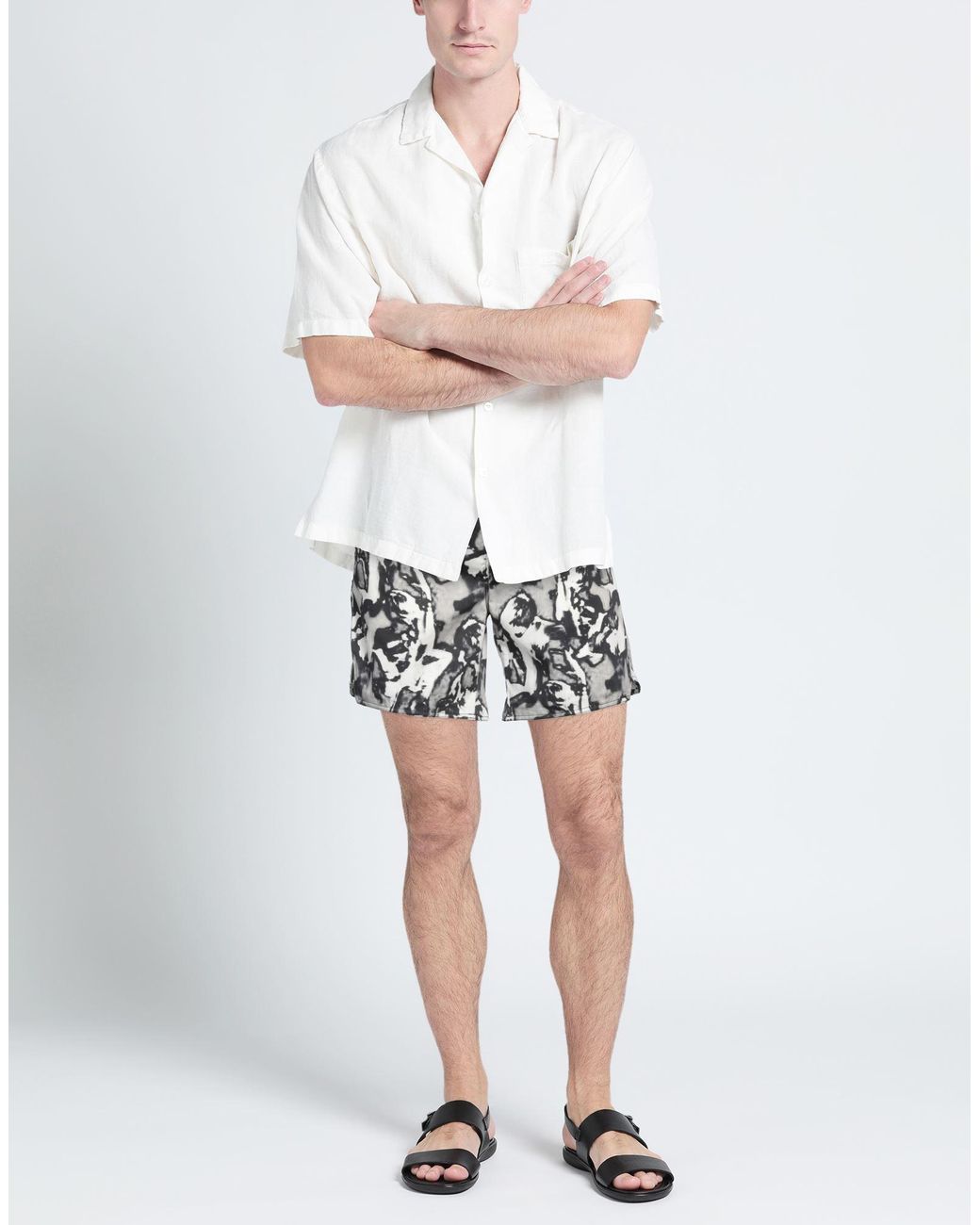 Grifoni White Shorts & Bermuda Shorts for men