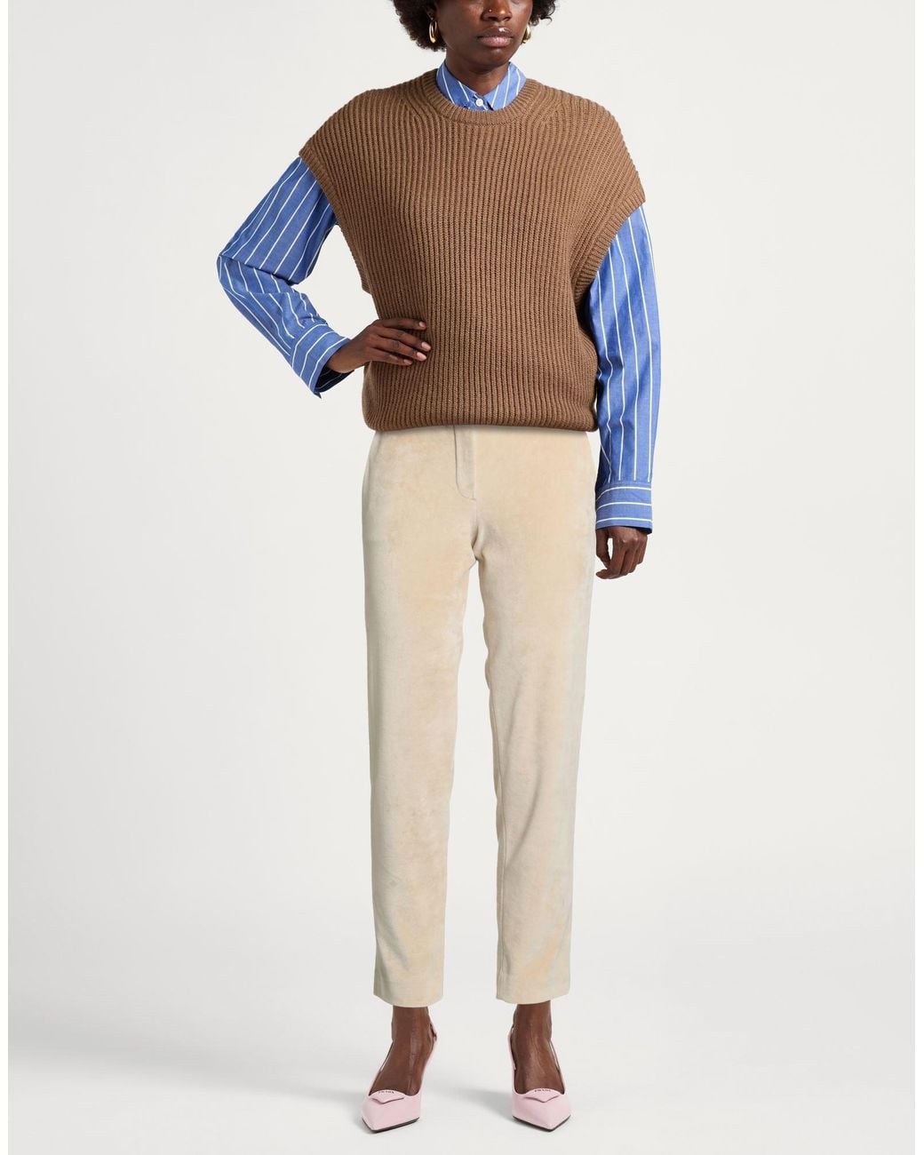 Circolo 1901 Natural Trouser