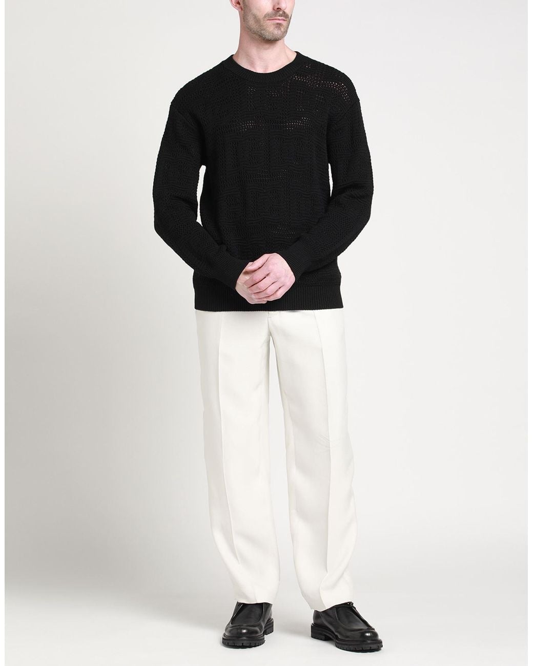 Pullover di Dolce & Gabbana in Black da Uomo