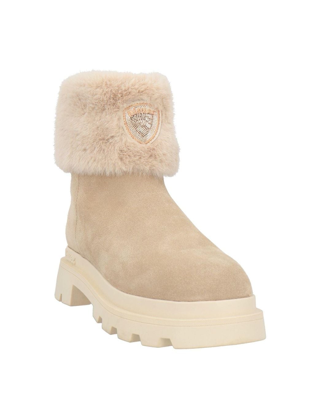 Blauer Natural Stiefelette