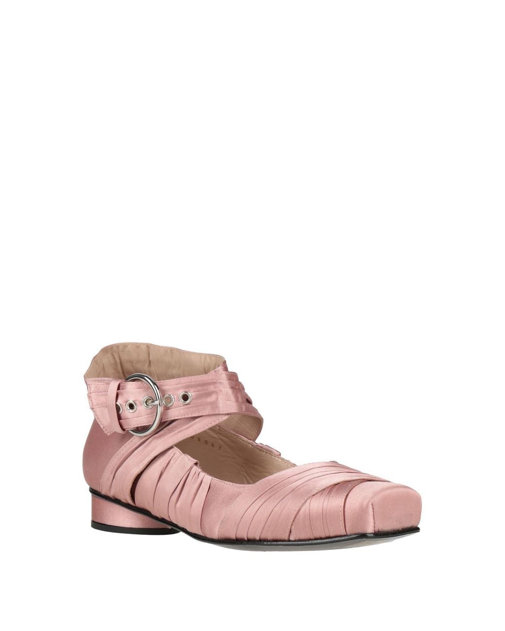 Alohas Pink Ballet Flats Textile Fibers