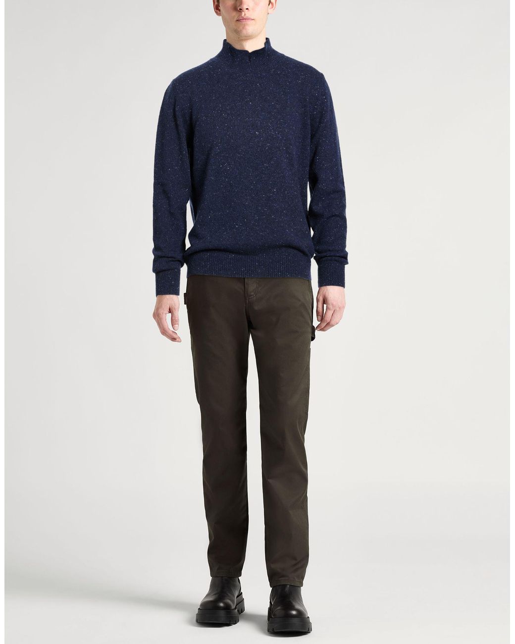 Fedeli Blue Jumper for men