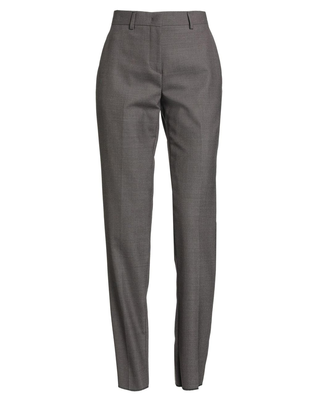 Brian Dales Gray Pants Polyester, Wool, Elastane