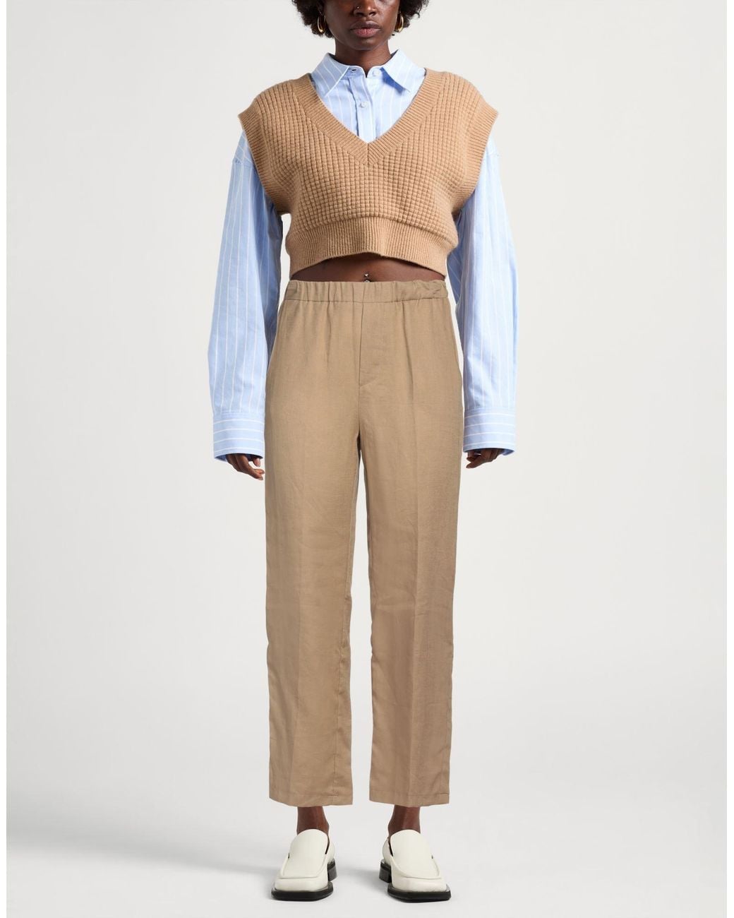 ViCOLO Natural Pants Linen