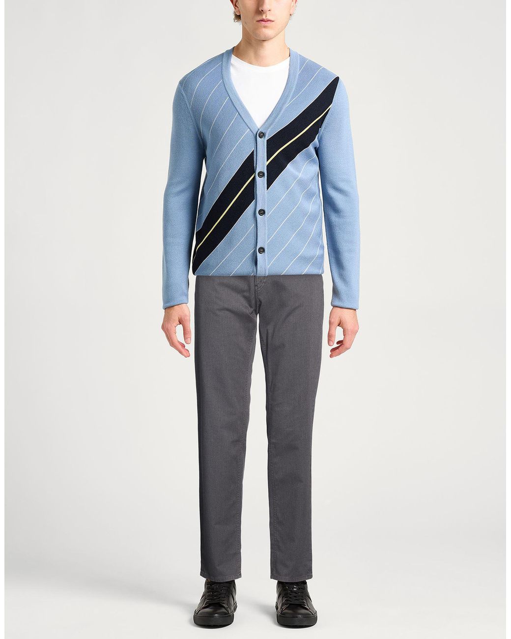 Trussardi Gray Trouser for men