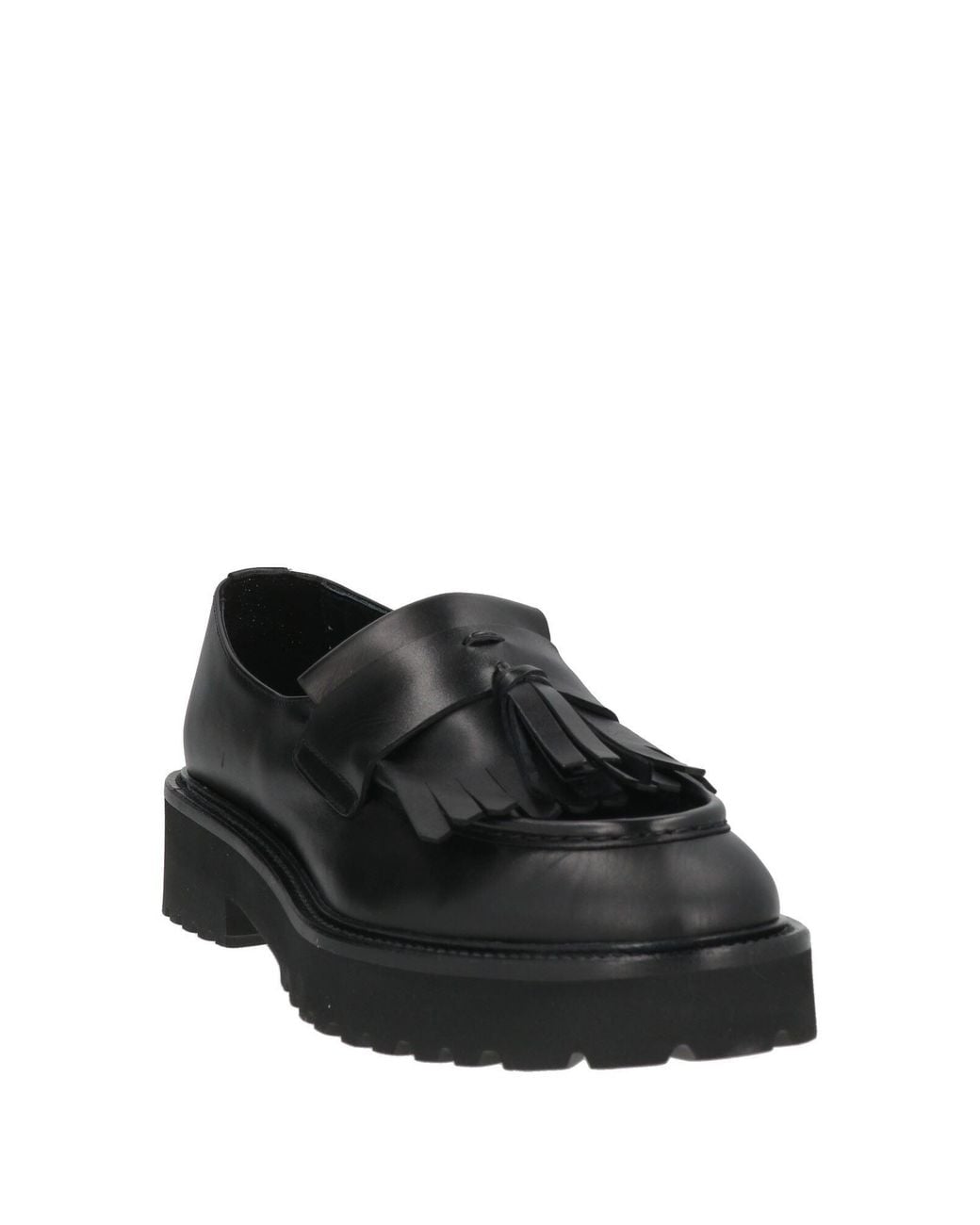 Doucal's Black Loafers Leather