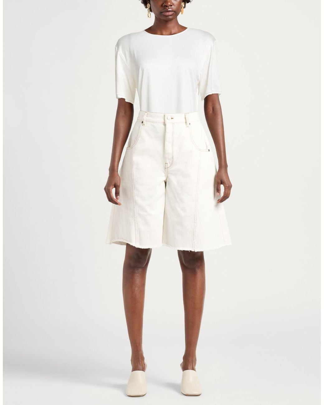 Rrd White T-Shirt Cupro, Elastane