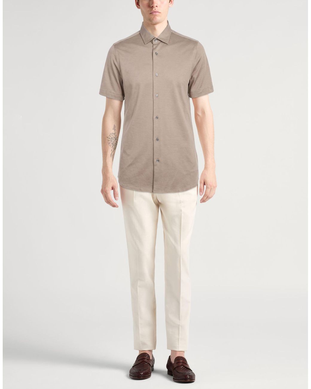 Emporio Armani Gray Shirt for men