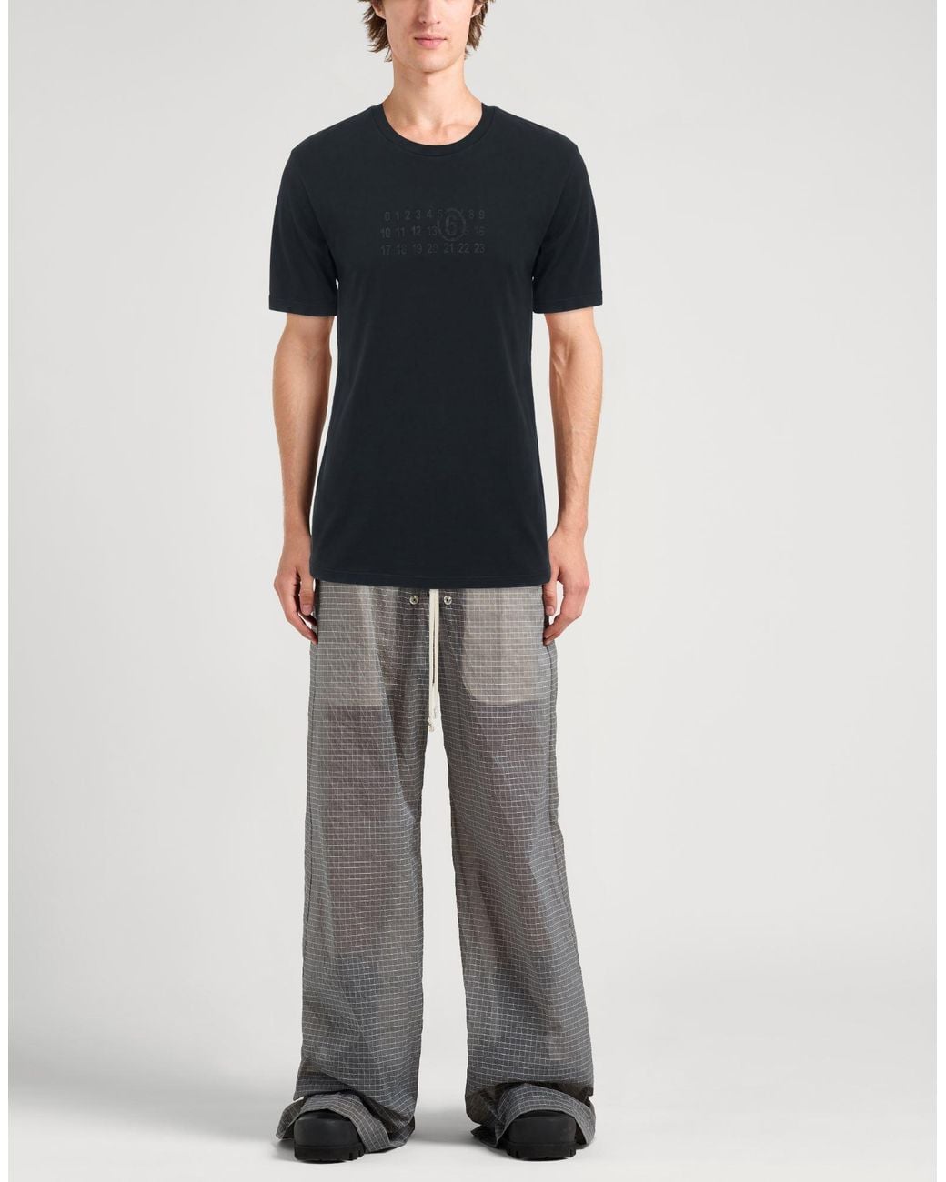 MM6 by Maison Margiela Black T-Shirt for men
