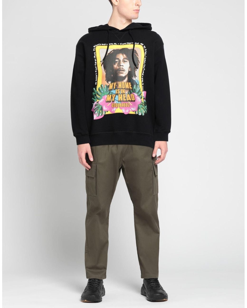 DSquared² Black Sweatshirt for men