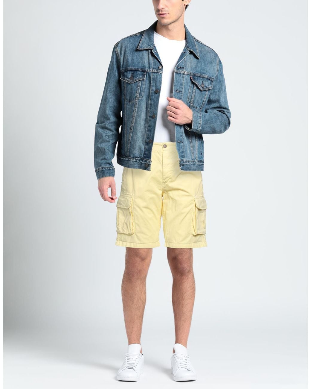 40weft Yellow Shorts & Bermuda Shorts for men
