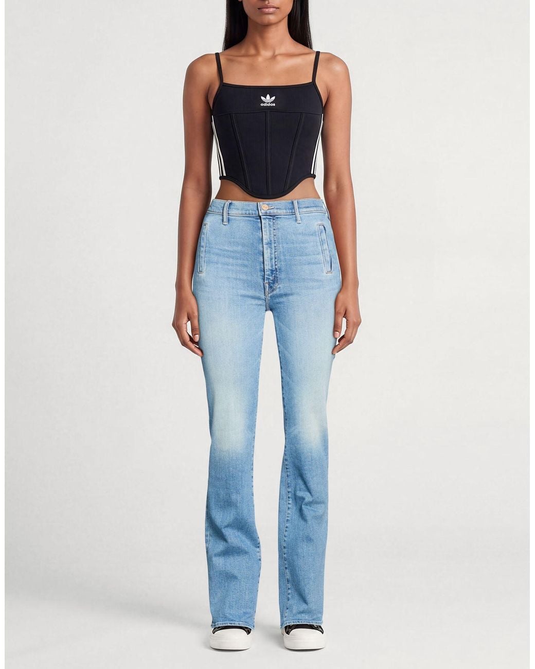 Mother Blue Jeans Cotton, Modal, Polyester, Elastane
