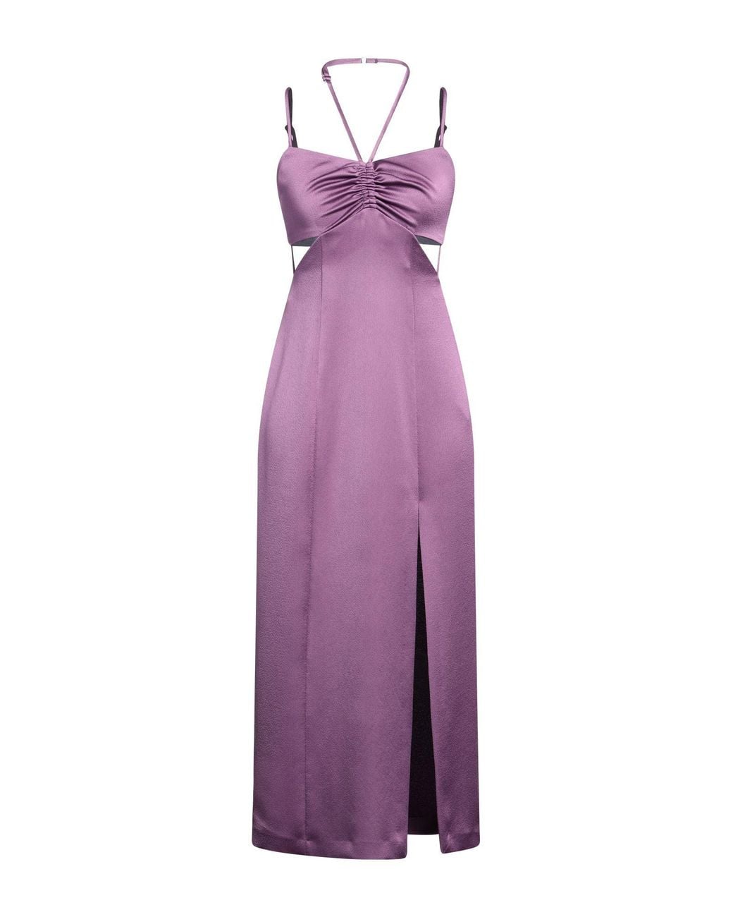 IRO Purple Midi Dress Polyester