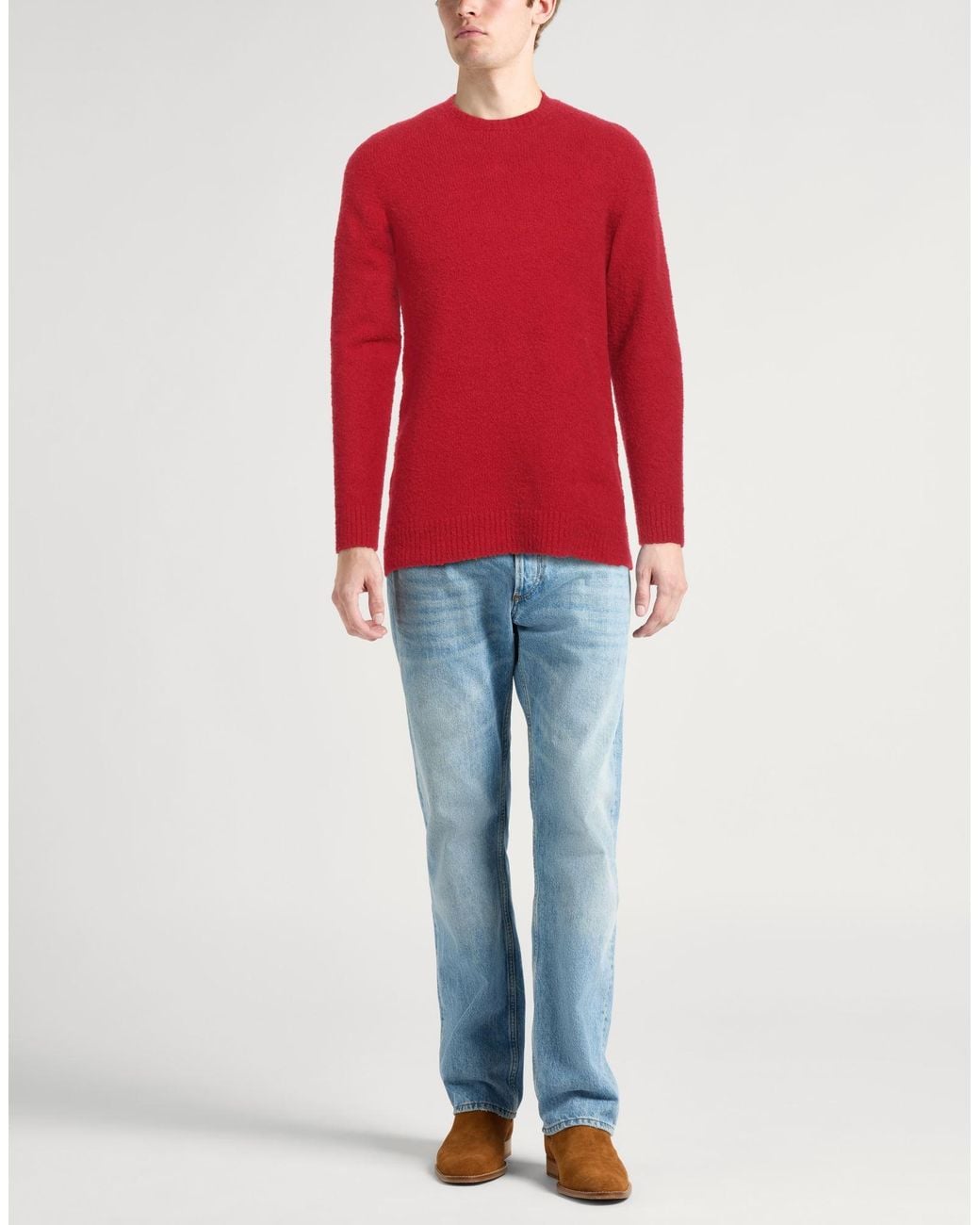 Roberto Collina Red Jumper for men