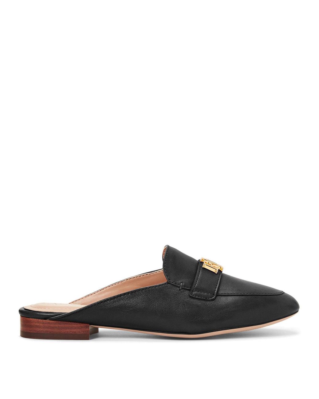 Lauren by Ralph Lauren Mules in Black - Lyst