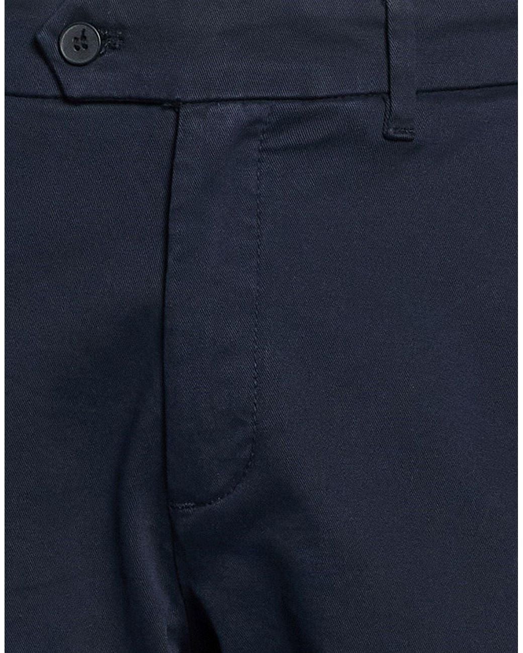 Antony Morato Blue Midnight Pants Cotton, Elastane for men