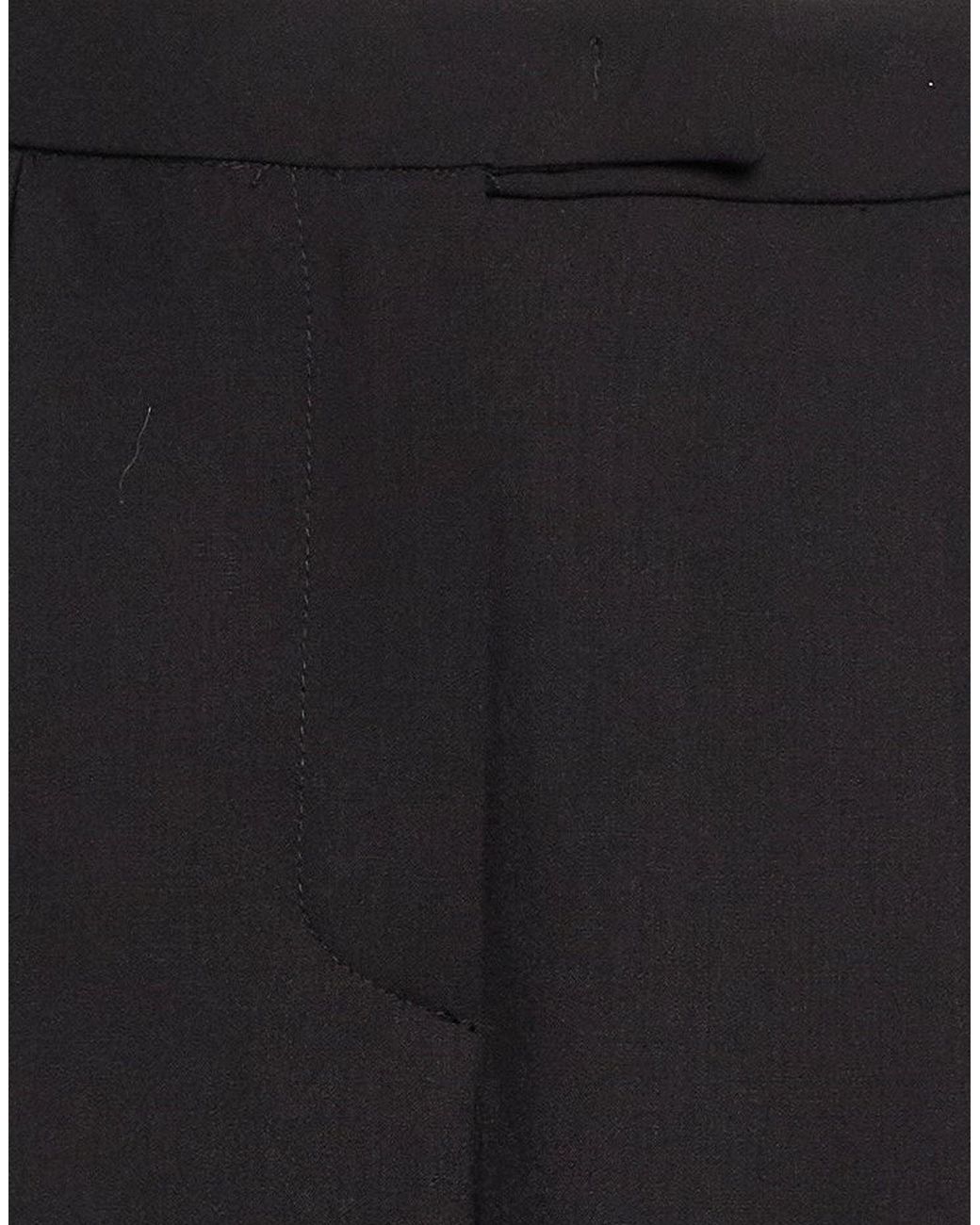 Kaos Black Pants Polyester, Viscose, Elastane