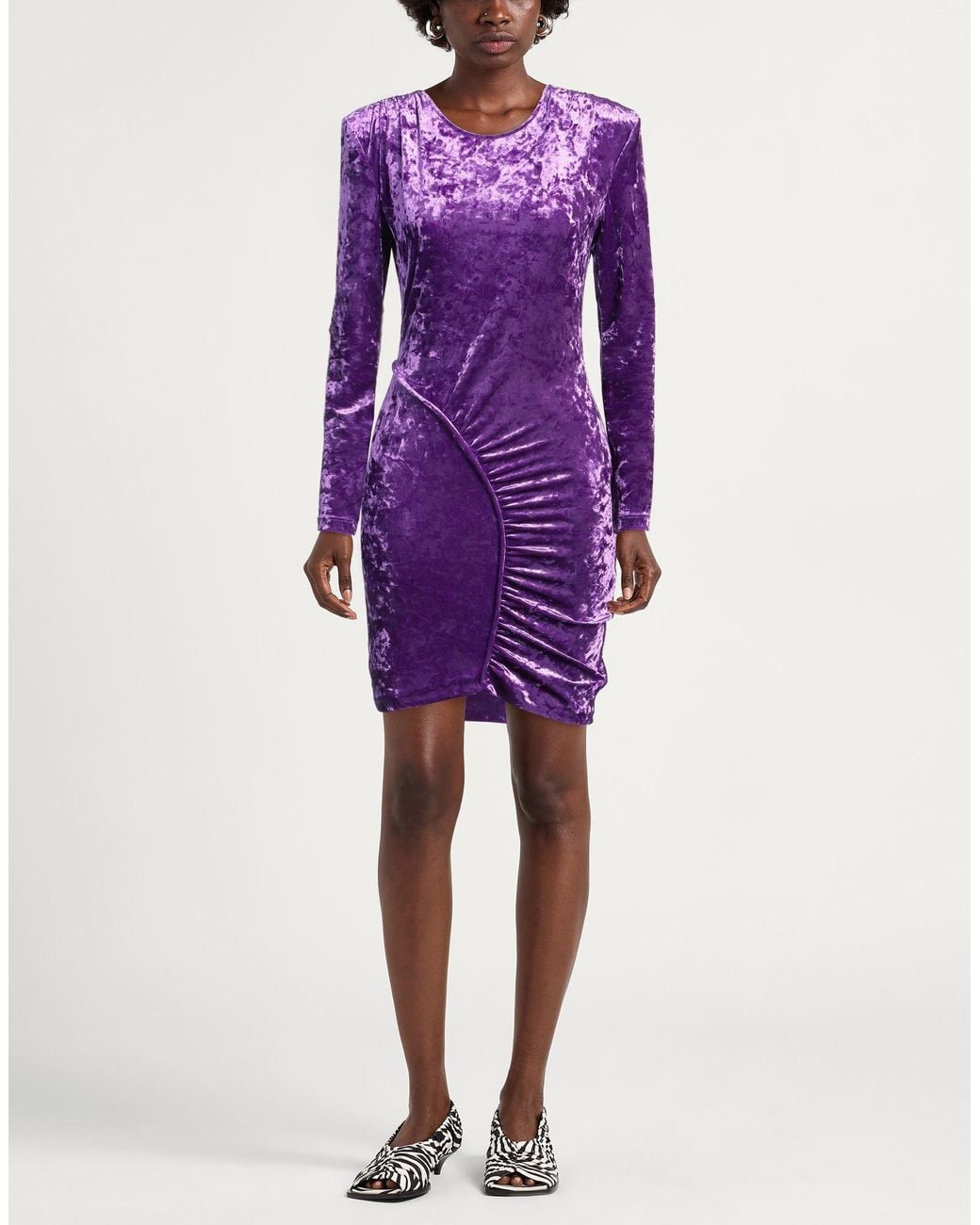 Patrizia Pepe Purple Mini Dress