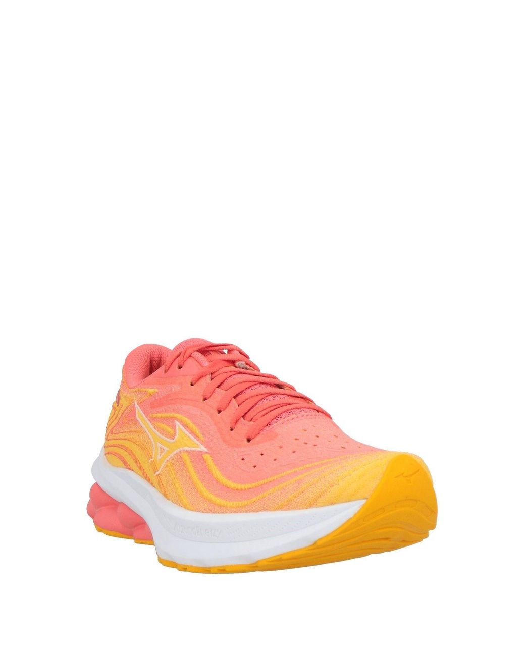 Mizuno Pink Sneakers Textile Fibers, Synthetic Fibers