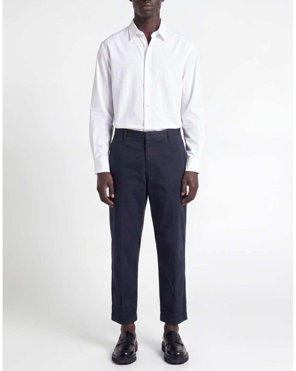 Dondup Blue Midnight Pants Cotton, Elastane for men