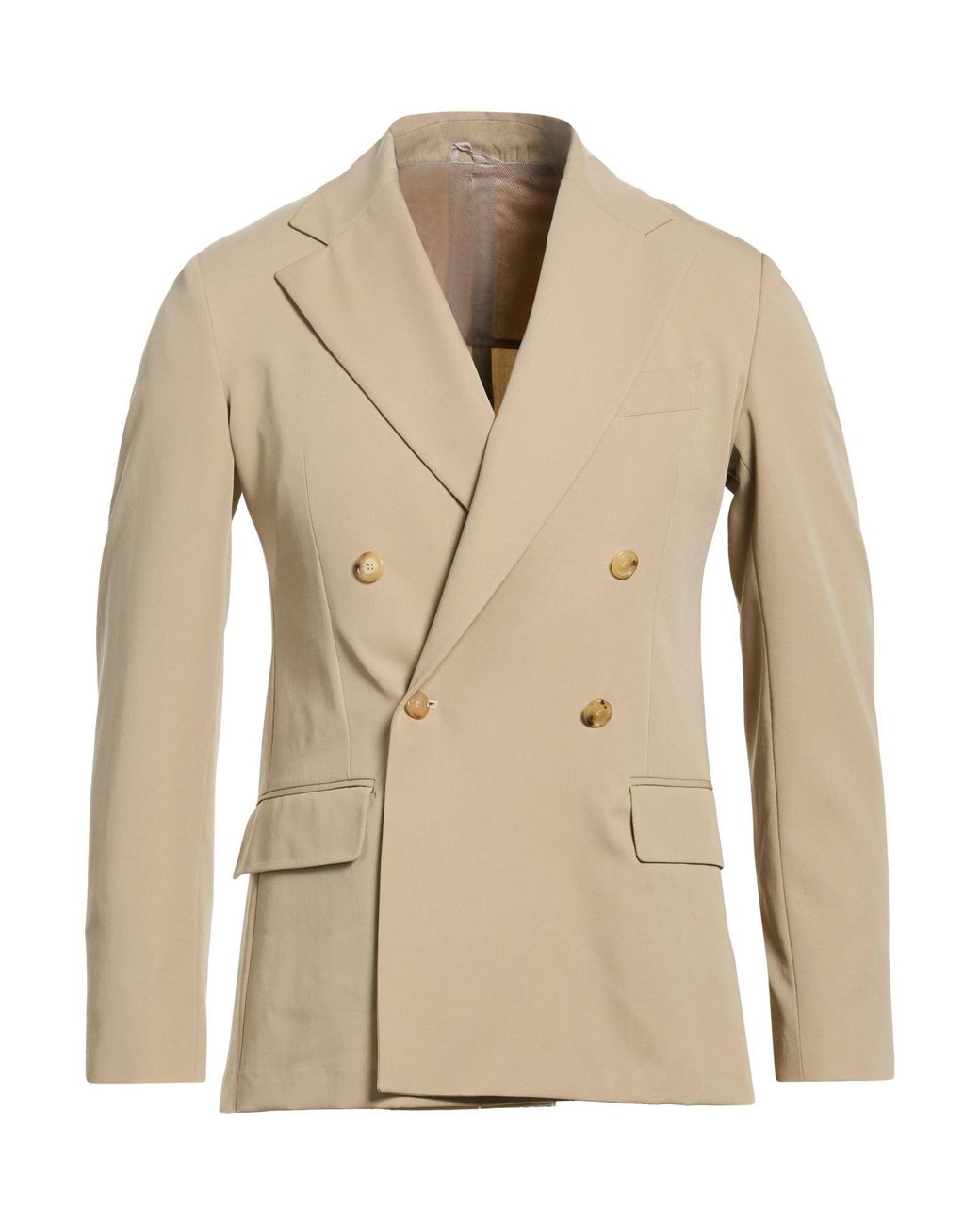 De Petrillo Natural Blazer Virgin Wool for men