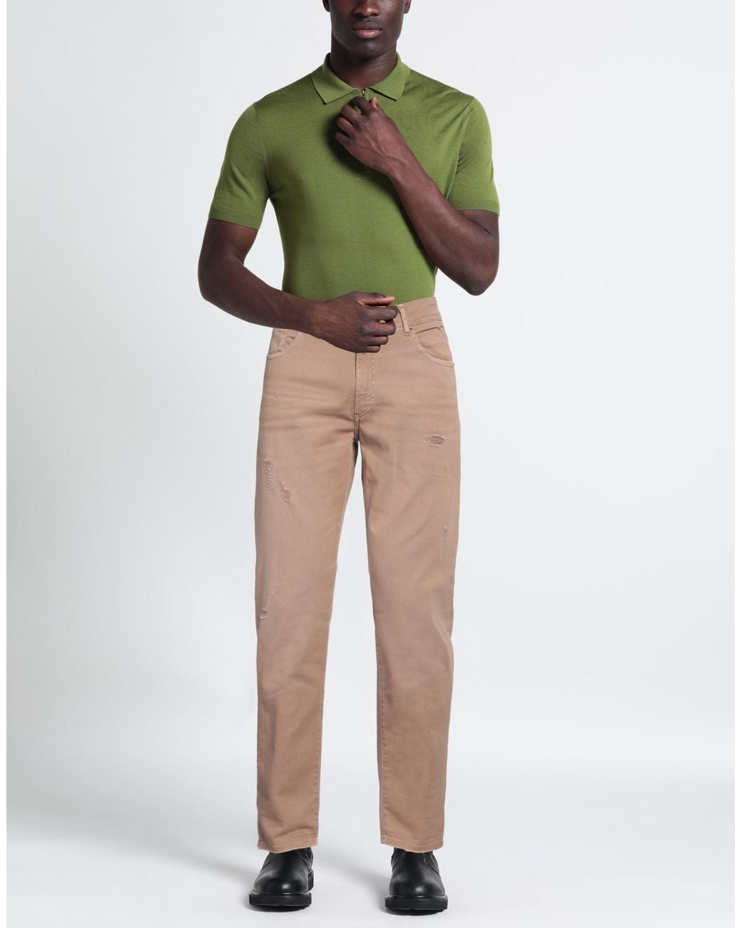 KLIXS Natural Jeans Cotton, Elastane for men