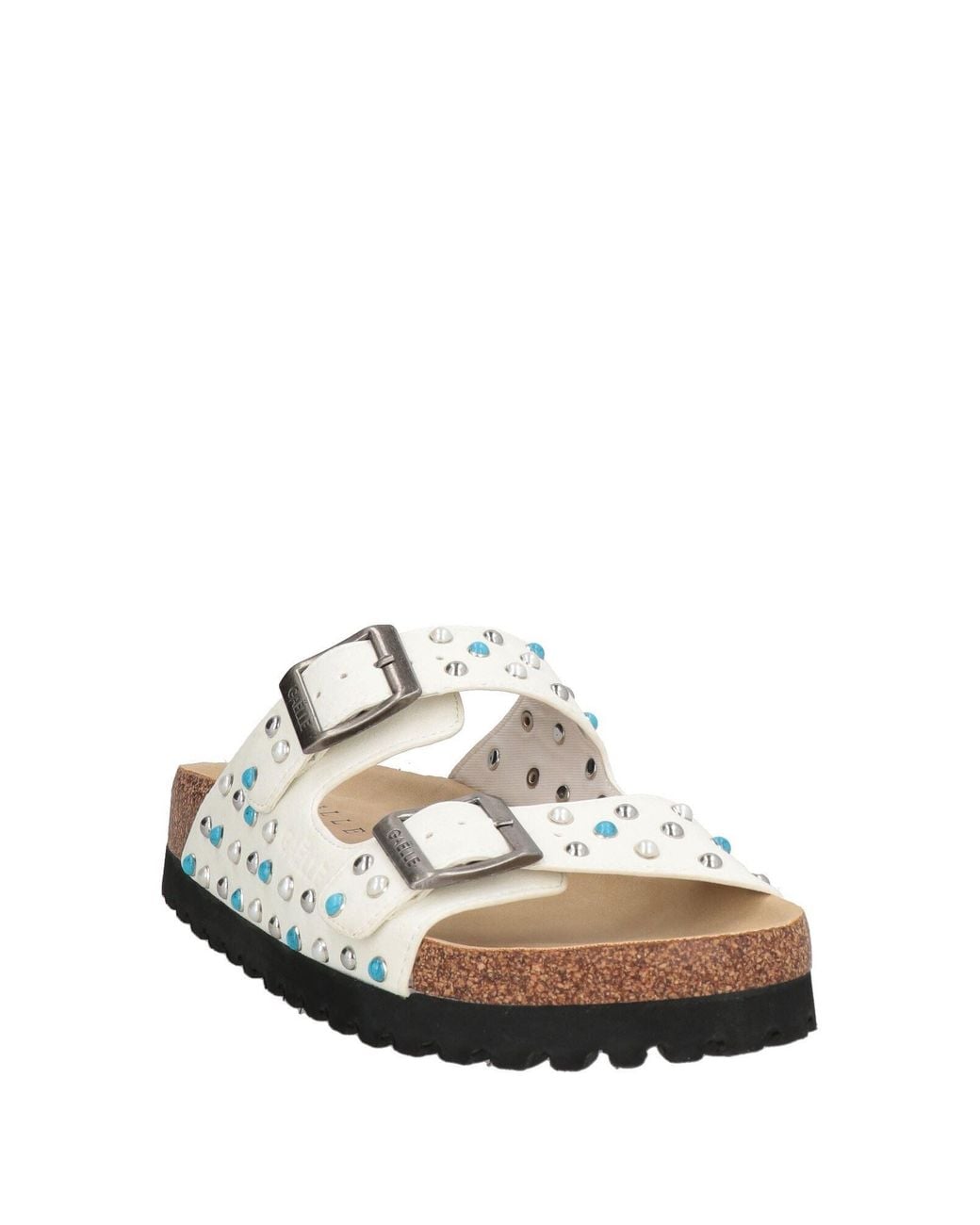 Gaelle Paris White Sandals