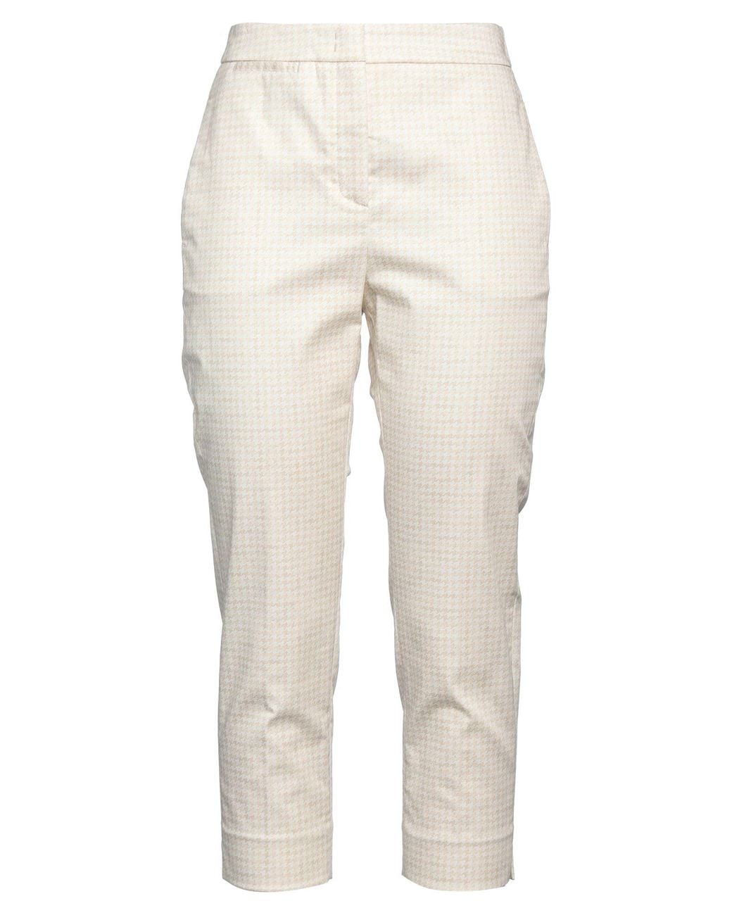 Peserico Natural Pants Cotton, Elastane