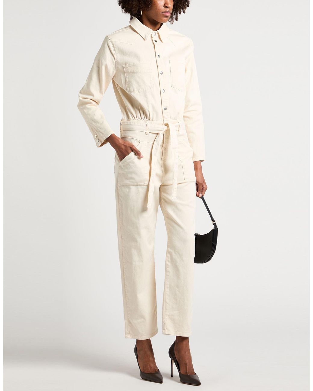 Ba&sh Natural Jumpsuit Cotton, Elastane