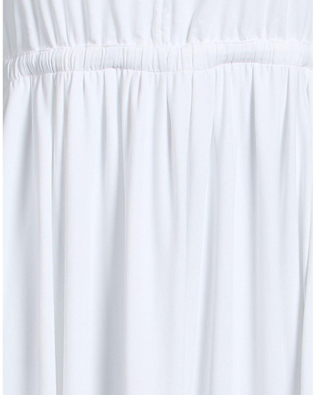 Fisico White Maxi Dress Polyamide, Elastane