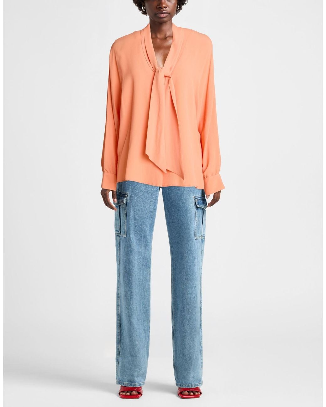 Maliparmi Orange Top Acetate, Silk