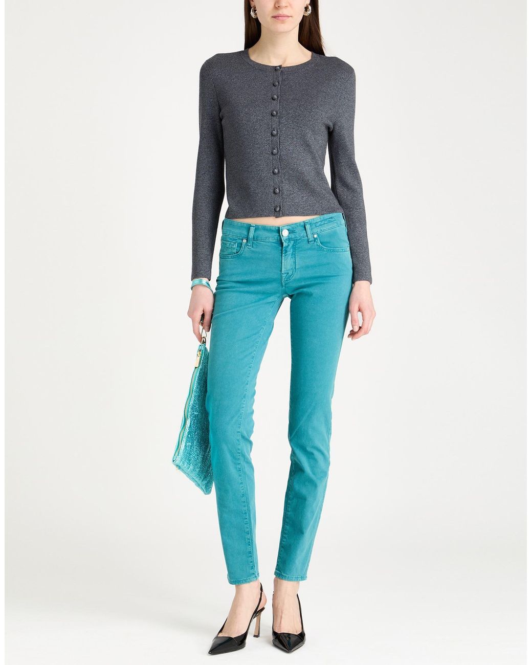 Jacob Cohen Blue Trouser