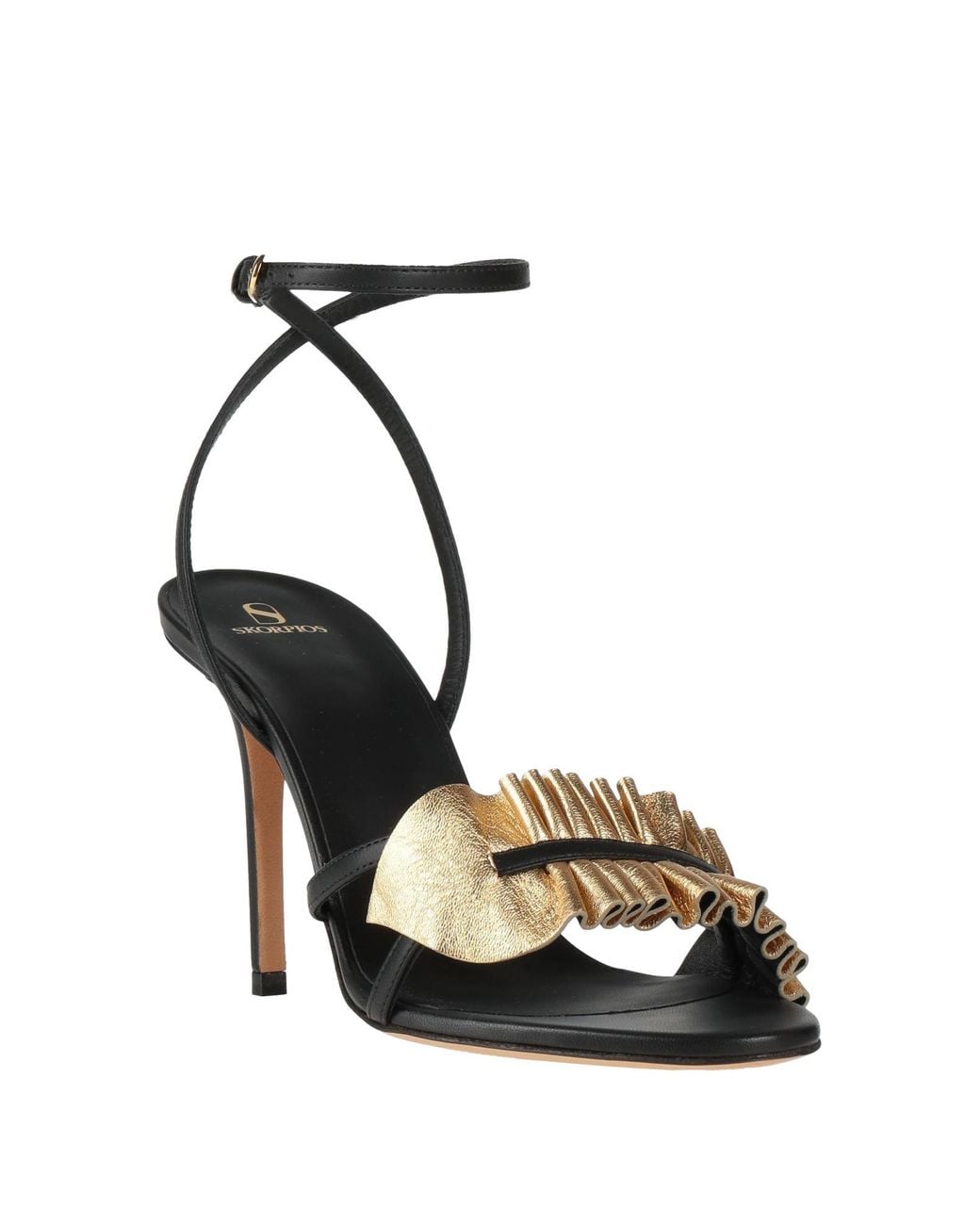 Skorpios White Sandals Leather